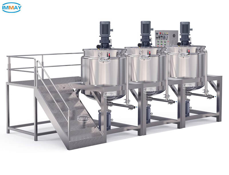 Industrial Stainless Steel Mixing Tank With Agitator Industrial Stainless Steel Mixing Tank With Agitator
