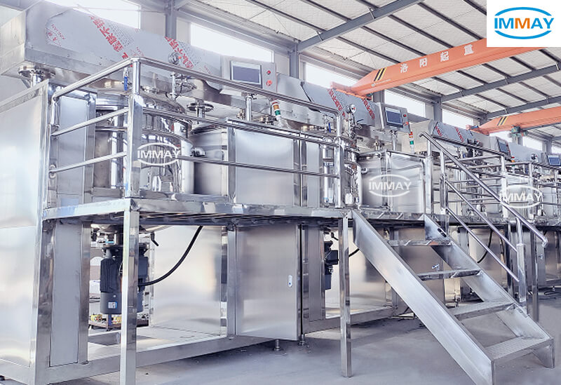 Stainless steel mixing tank with agitator Stainless steel mixing tank with agitator