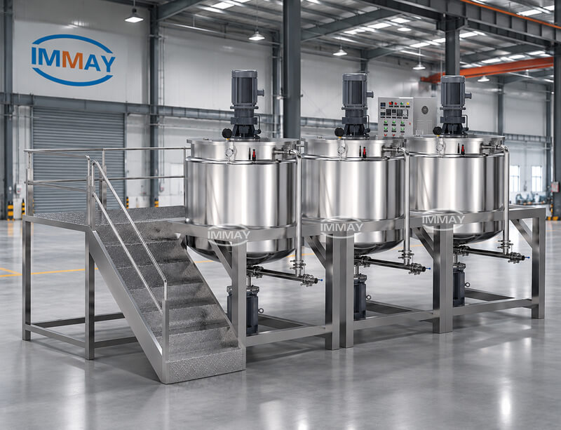 Industrial Stainless Steel Mixing Tank With Agitator Industrial Stainless Steel Mixing Tank With Agitator