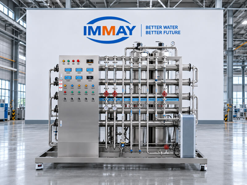 Industrial 2-stage reverse osmosis water purification system with EDI Industrial 2-stage reverse osmosis water purification system with EDI