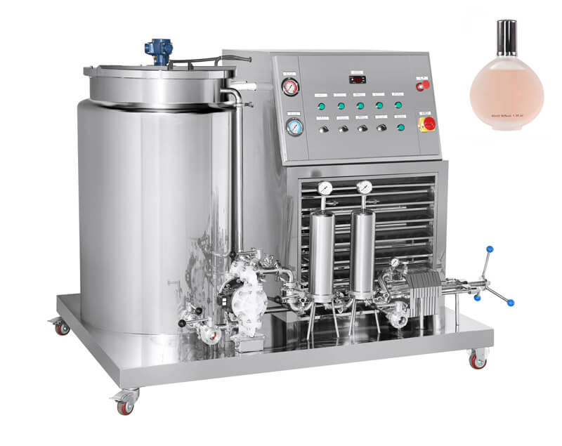3-in-1 perfume mixing freezing filtration manufacturing machine