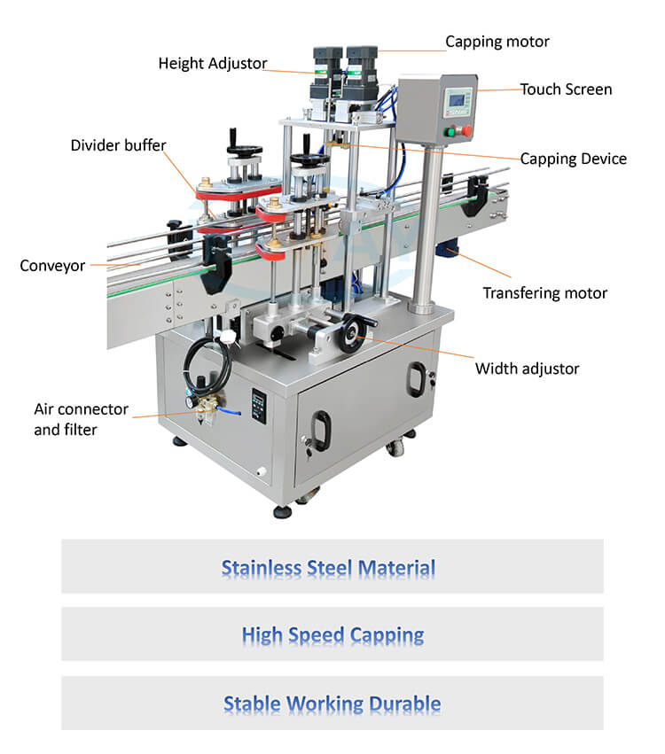 Automatic bottle capper 