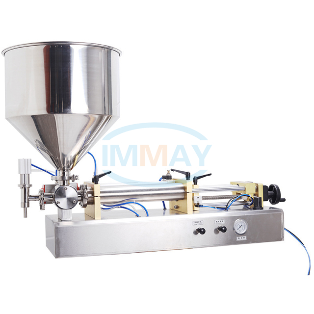 Semi Automatic Quantitative Pneumatic PET Bottle Filling Machine for Ointment Cosmetic Cream Gel