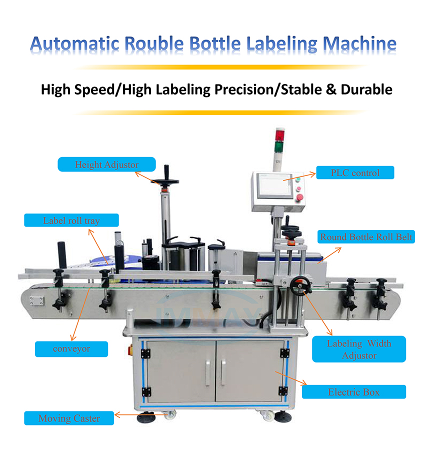 Round bottle labeling machine A1