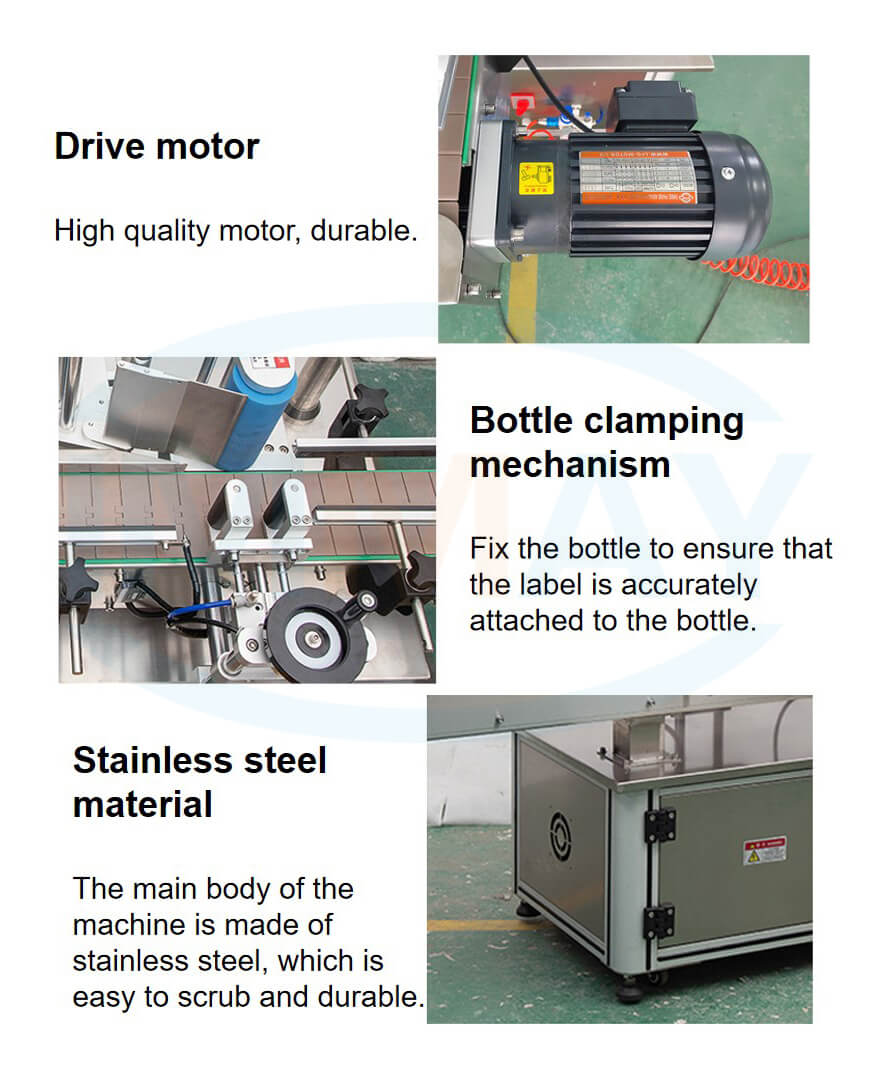 Automatic round bottle positioning labeling machine (4)