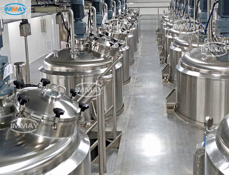 Efficient liquid stainless steel processing tank