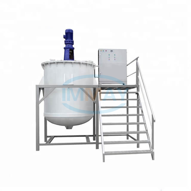 Industrial 500L To 5000L Antiseptic PP Mixing Tank with Stirrer for Corrosive Production