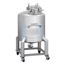 Sanitary Grade 500L Movable Pressure Stainless Steel Storage Tank