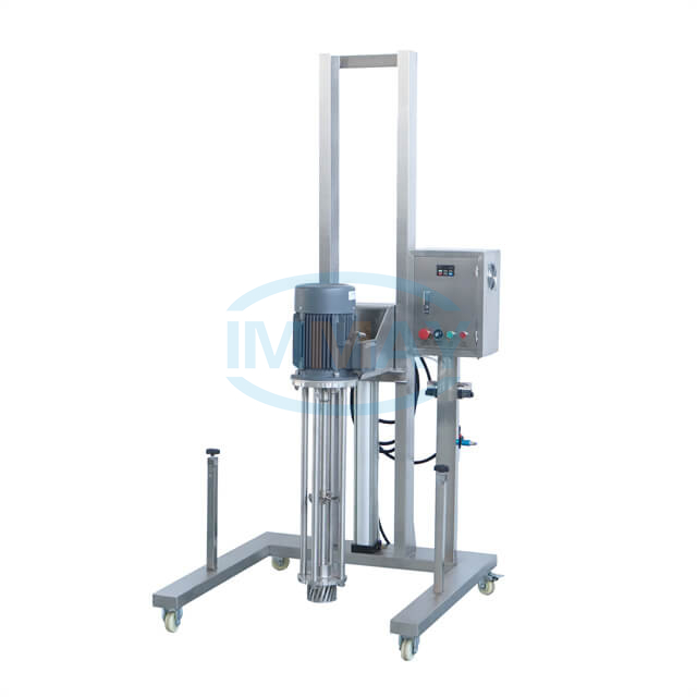 Industrial Movable Pneumatic Lifting High Shear Homogenizer Mixer Machine for Liquid And Cream Products