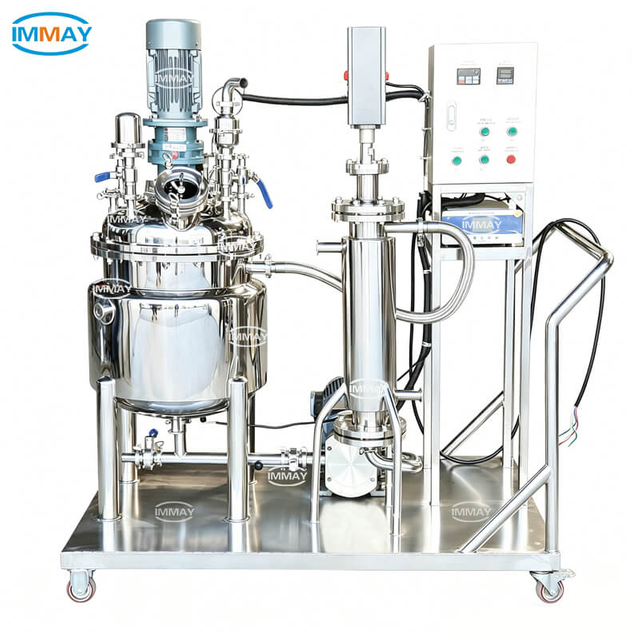 Kleinschalige circulerende ultrasone mengmachines