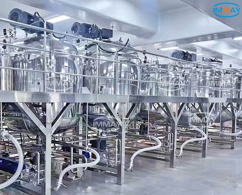 Vacuum Emulsifier Mixer Machine