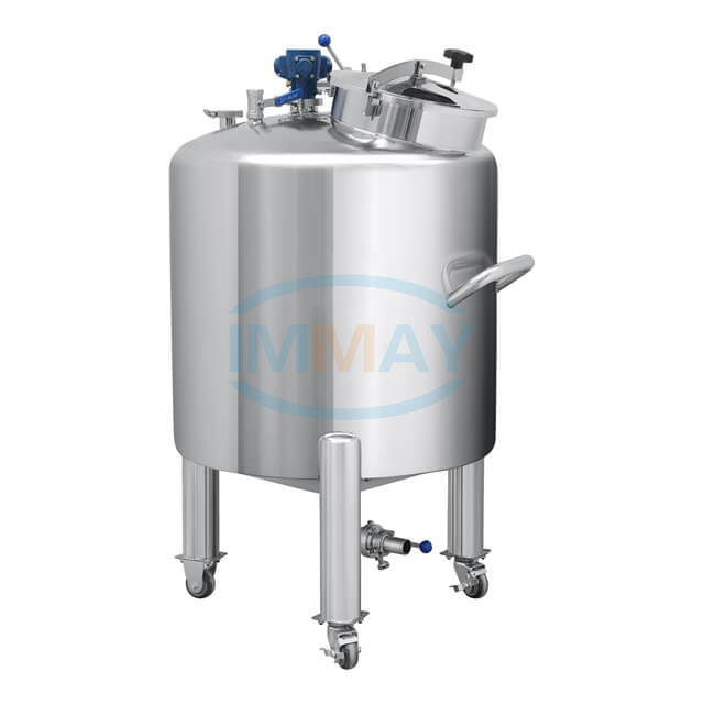 500L Sterile Mobile Stainless Steel Storage Tank with Stirring 