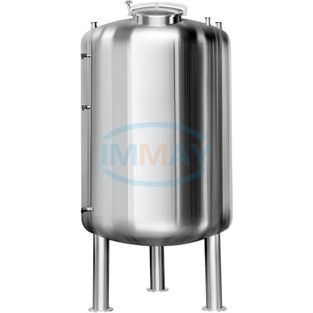 2000L Sterile Vertical Liquid Cream Stainless Steel Storage Tank