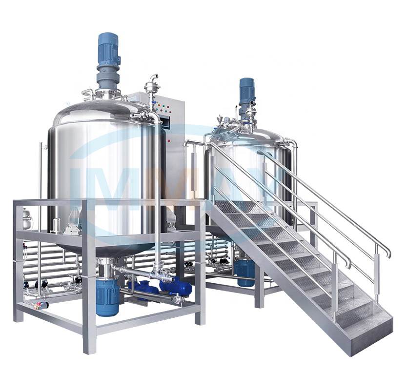 weighing vacuum emulsifier cream mixer