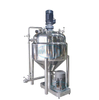 Cream Liquid Vacuum Stainless Steel Mixing Tank with Circulation