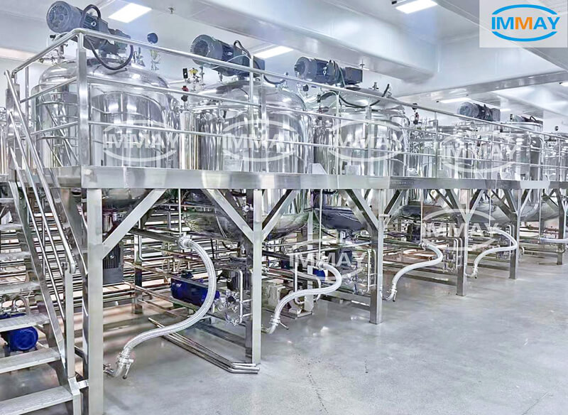 Stainless Steel Mixing Tank with Agitator