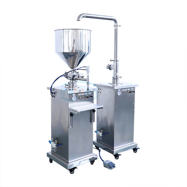 Semi Automatic Piston High Viscosity Liquid Jelly Jar Volumetric Filler Machines