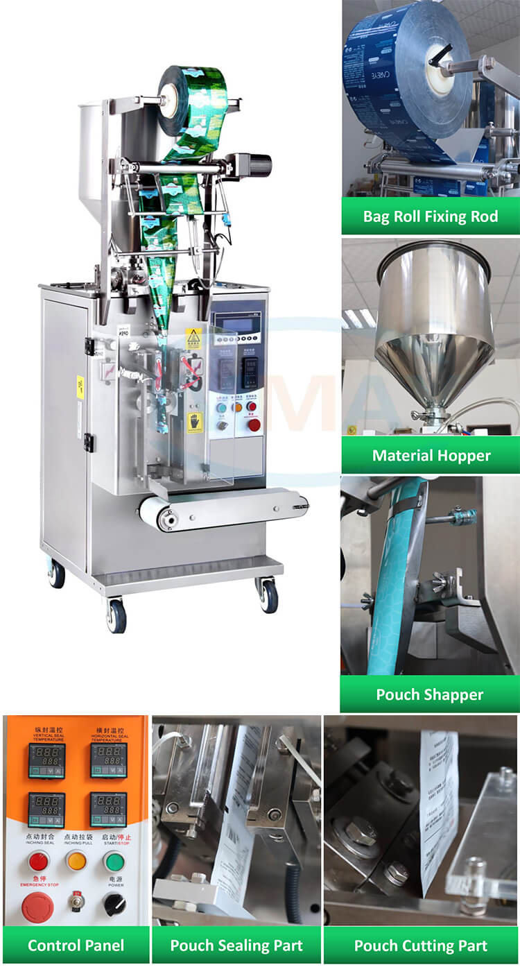 Liquid pouch packing machine