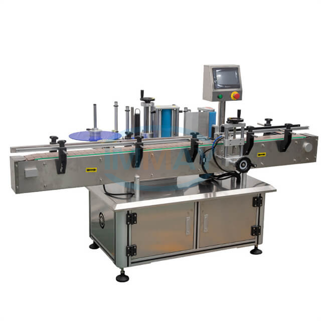 Automatic Wrap Around Label Applicator Can Bottle Roll Up Labeling System