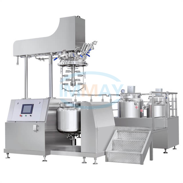 300L Hydraulic Lifting Vacuum Mixing Machine for Cosmetic Pharmaceutical Cream Paste Liquid Ointment Production