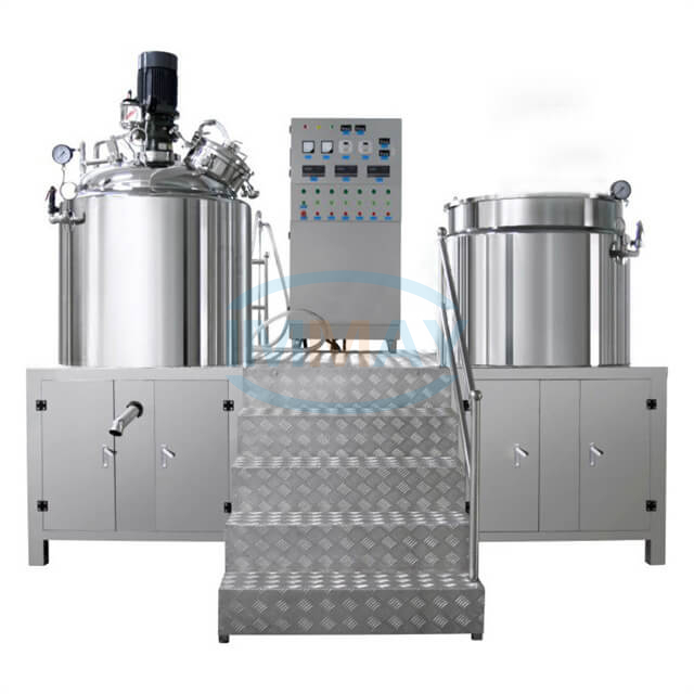 1000L High Shear Vacuum Emulsifying Homogenizer Mixer