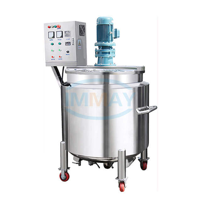 300 Gallons Stainless Steel Mobile Heating Mixing Tank 