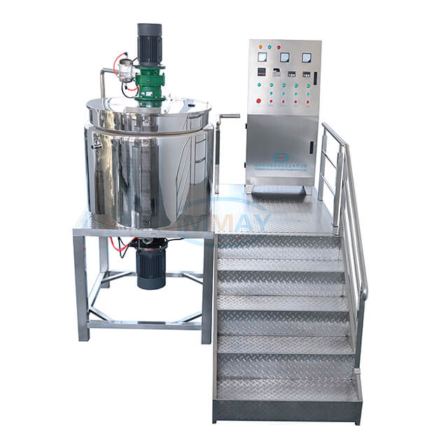 Industrial 500 Gallons Stainless Steel Mixing Tank with Platform for Making Detergent Shampoo Toner Paint Shower Gel Liquid Soap Glue