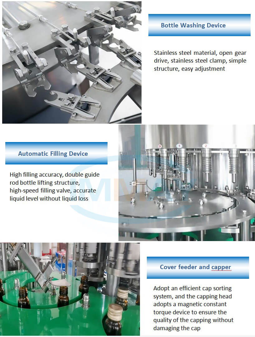 Automatic beverage filling machine