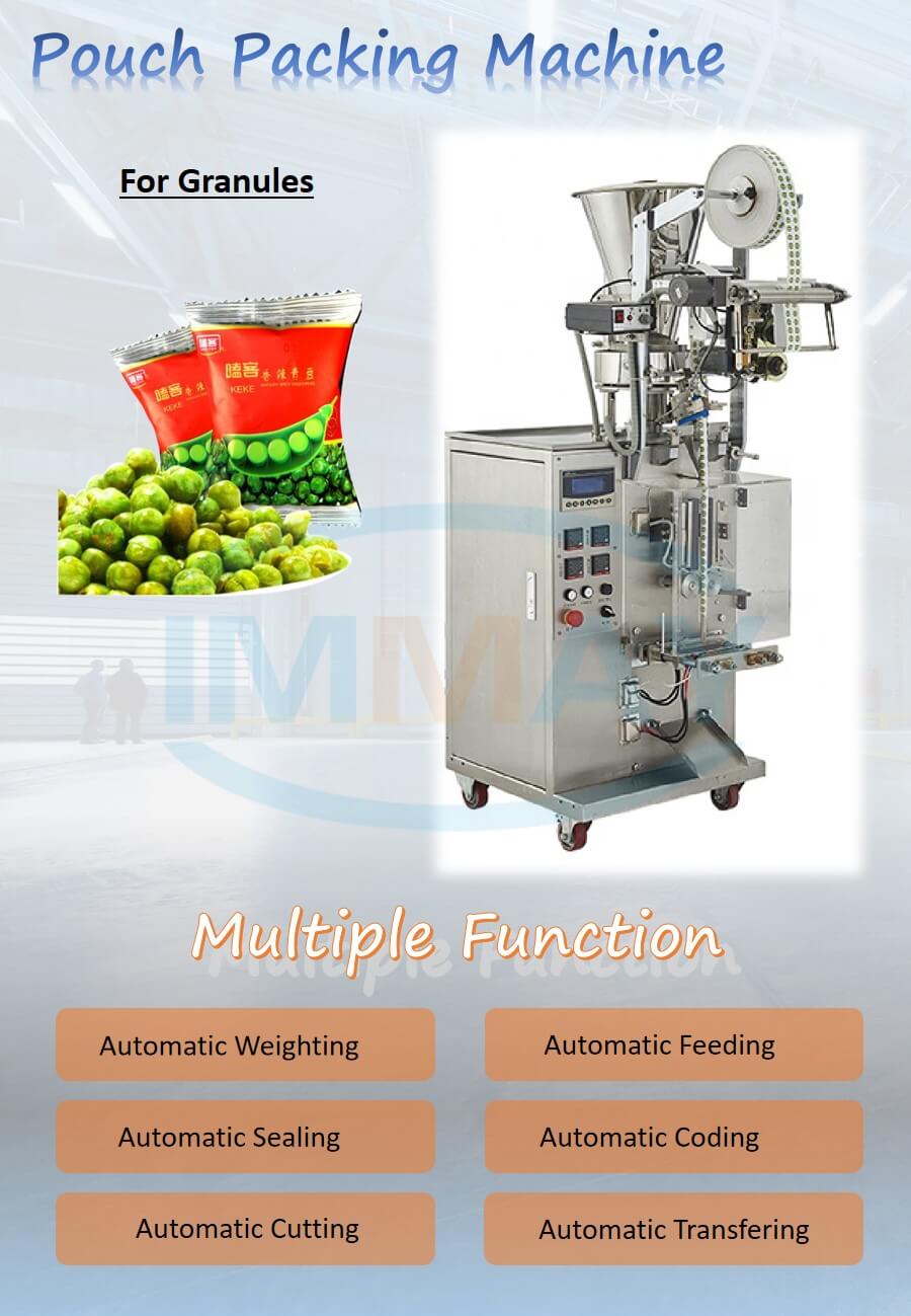 Granule pouch packing machine