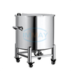 500L Lid Open Sanitary Stainless Steel Liquid Cream Storage Tank 