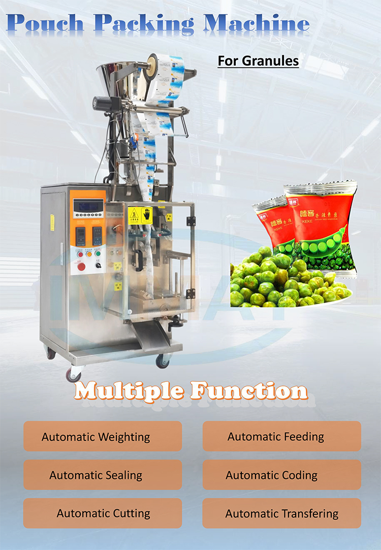 Sachet packing machine for granule 