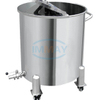 500L Lid Open Sanitary Stainless Steel Liquid Cream Storage Tank 