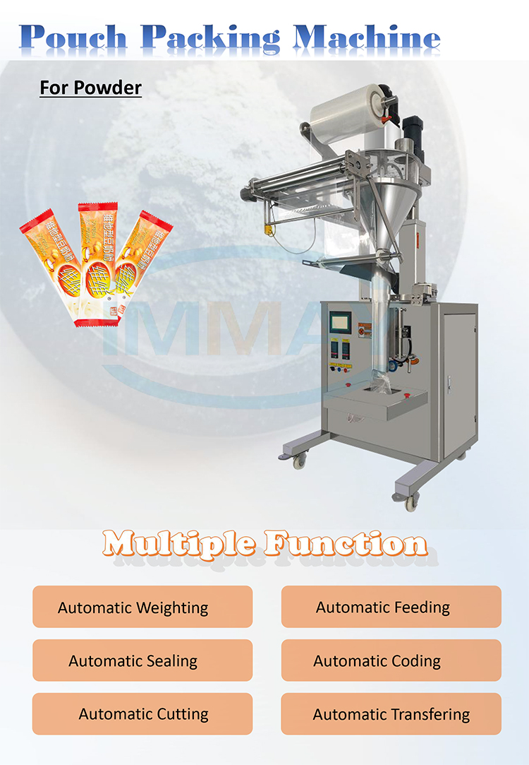 Powder packing machine for sachet