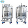 500L Lotion Oil Syrup Mobile Stainless Steel Storage Tank