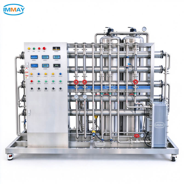 1000L 2 Stages Industrial RO Water Treatment Plant With EDI