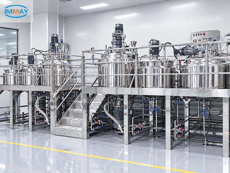 Industrial shampoo manufacturing machine